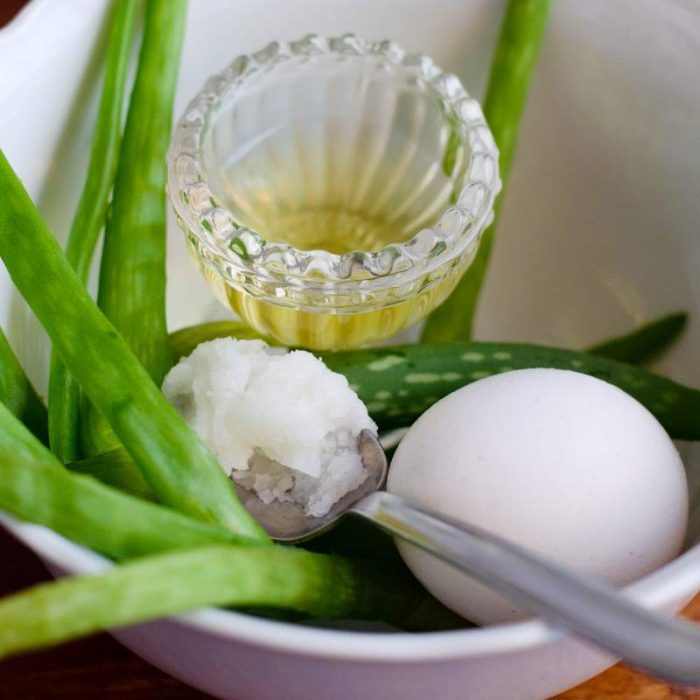 Vårdande hårinpackning med Aloe Vera